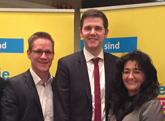 Freuen sich über die Neufassung des LEP: (v.l.n.r.) Thorsten Baumgart, Patrick Büker und Silke Wehmeier