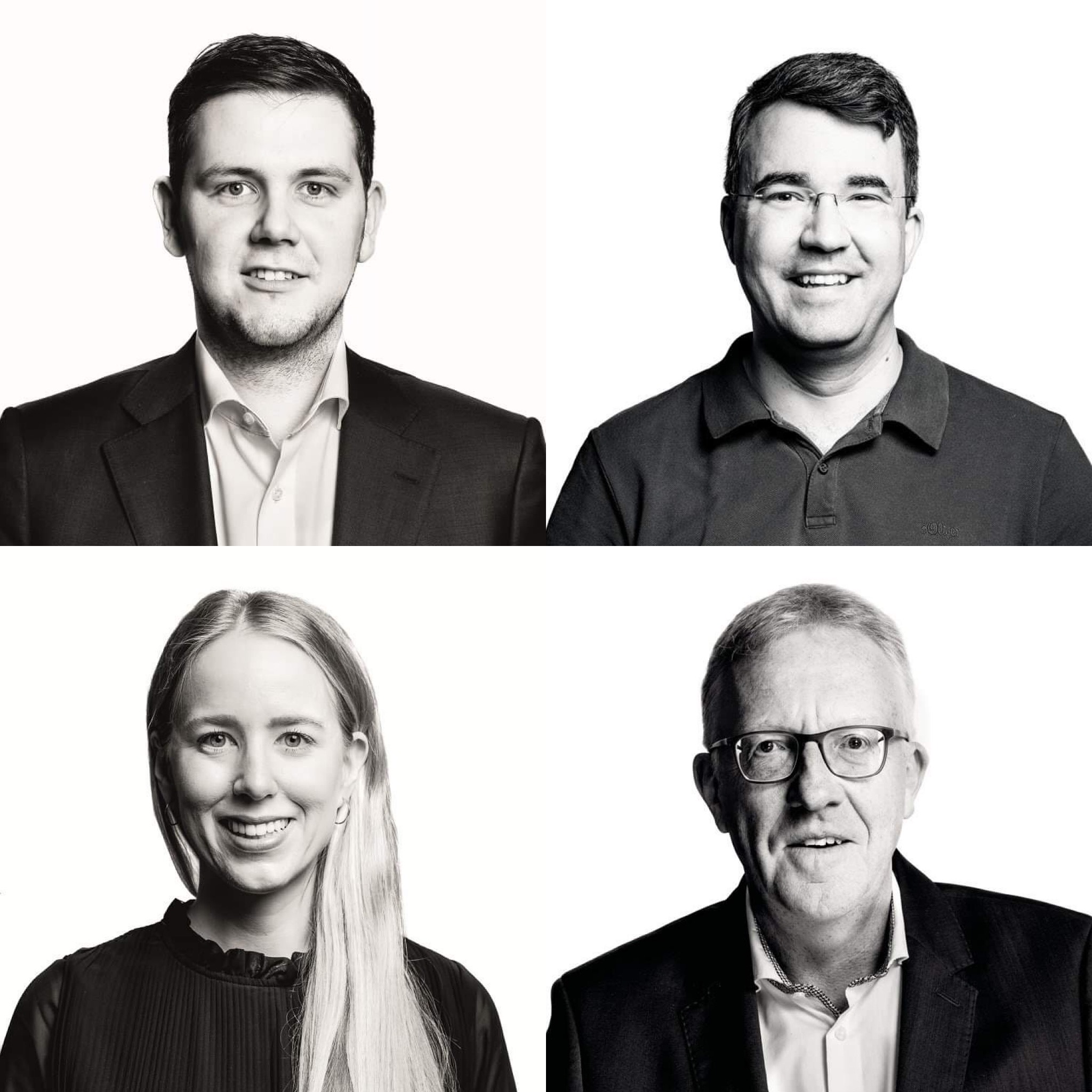 Die neue FDP-Ratsfraktion: (v.o.l.n.u.r. Patrick Büker, Simon Gerhard, Berit Seidel, Michael zur Heiden