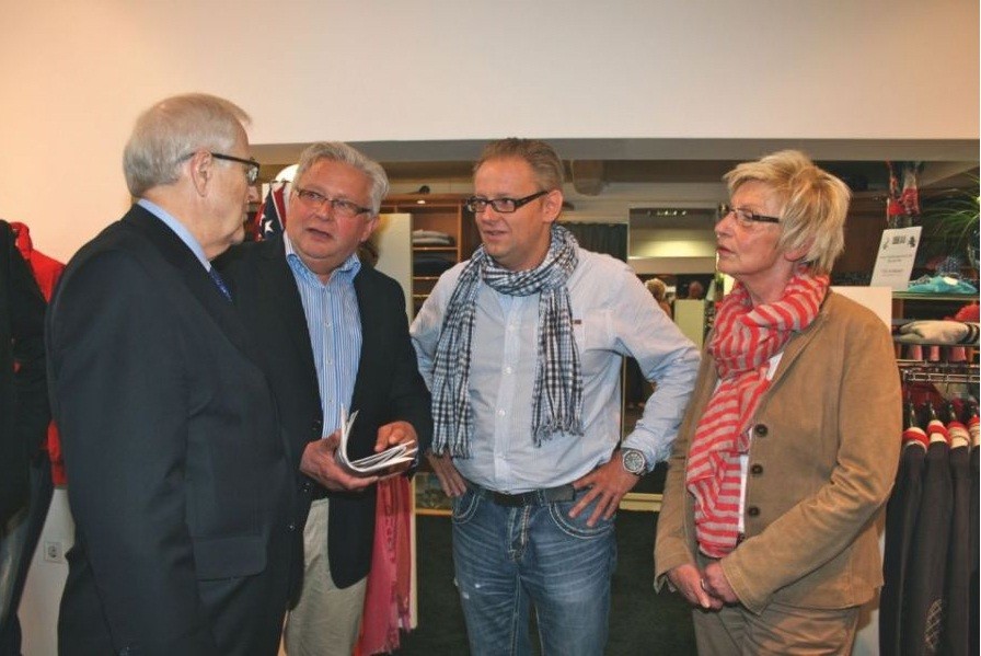 Rainer Brüderle MdB beim Stadtrundgang