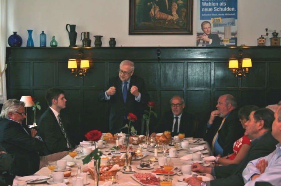 Rainer Brüderle MdB beim Stadtrundgang